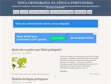 Tablet Screenshot of novaortografia.com